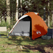 3 Person Igloo Tent Waterproof Orange V8018 Vetonek