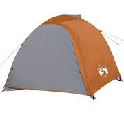 4 Person Igloo Tent Waterproof Gray Orange V8056 Vetonek