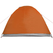 4 Person Igloo Tent Waterproof Gray Orange V8056 Vetonek