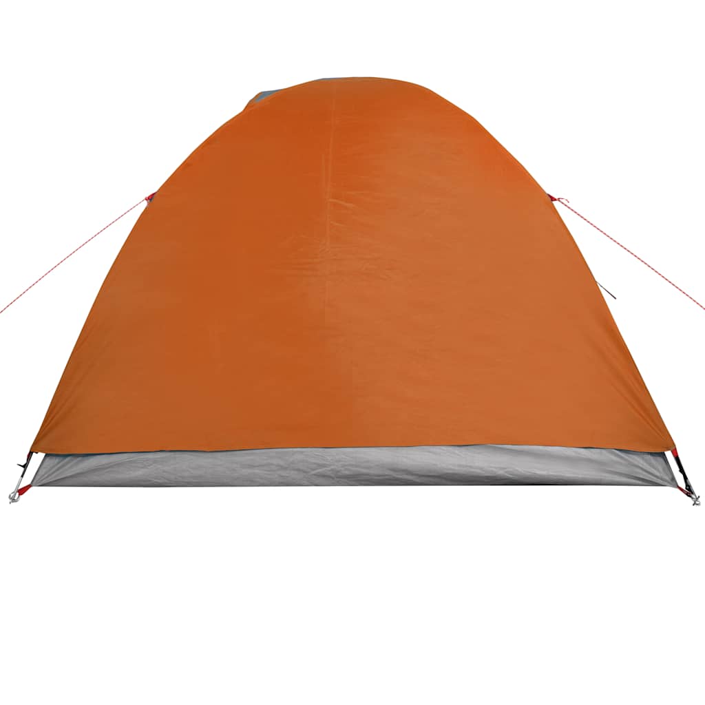 4 Person Igloo Tent Waterproof Gray Orange V8056 Vetonek