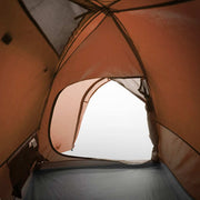 4 Person Igloo Tent Waterproof Gray Orange V8056 Vetonek