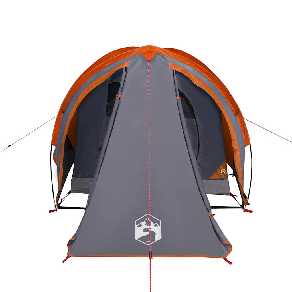 2 Person Igloo Tent Waterproof Gray Orange V8094 Vetonek