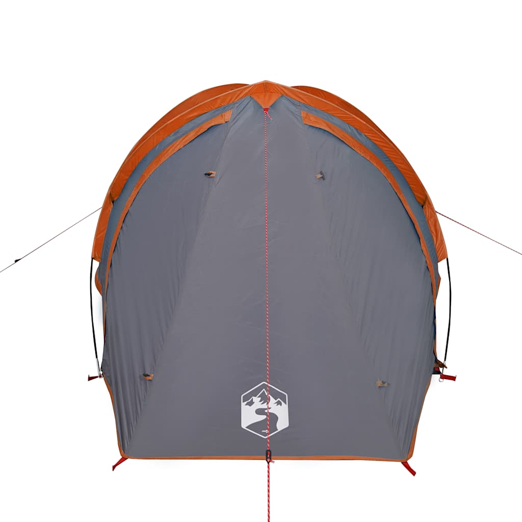 2 Person Igloo Tent Waterproof Gray Orange V8094 Vetonek