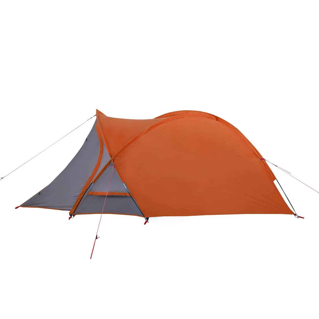 2 Person Igloo Tent Waterproof Gray Orange V8094 Vetonek