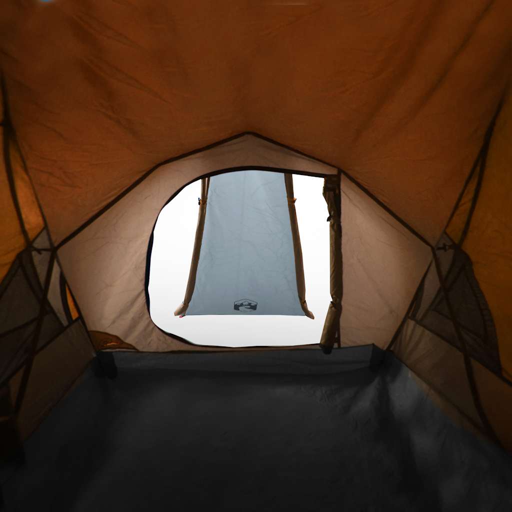 2 Person Igloo Tent Waterproof Gray Orange V8094 Vetonek