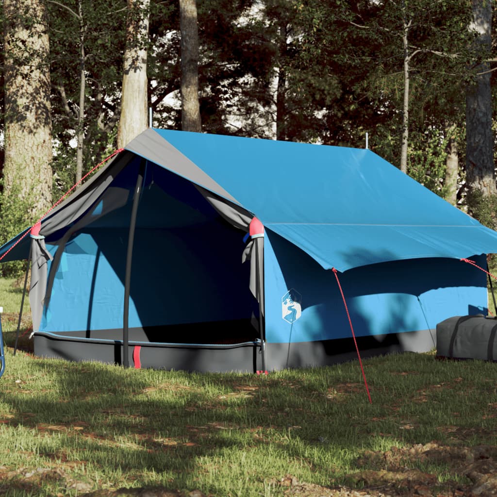 Tienda de campaña para 2 personas impermeable azul