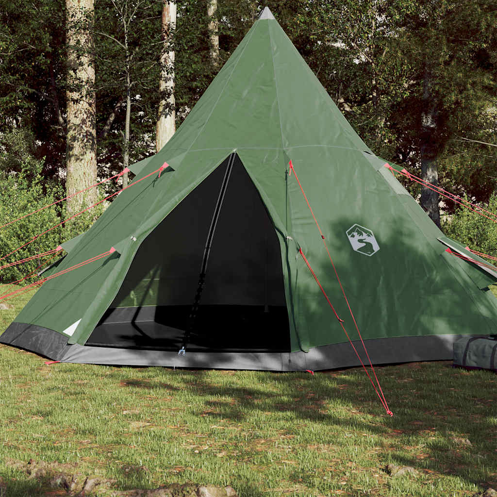 Vetonek Tienda de campaña tipi para 4 personas impermeable verde