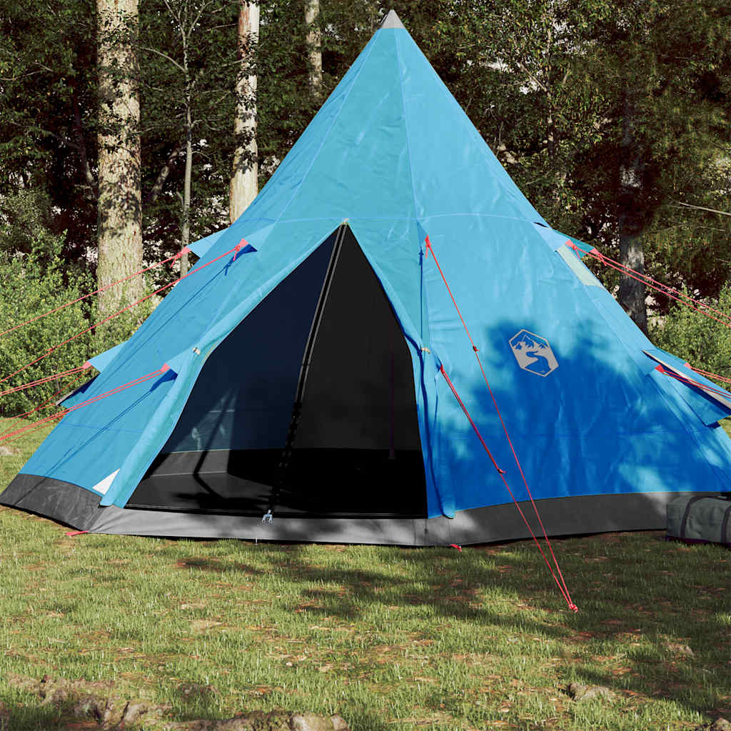 Vetonek Tienda de campaña tipi para 4 personas impermeable azul