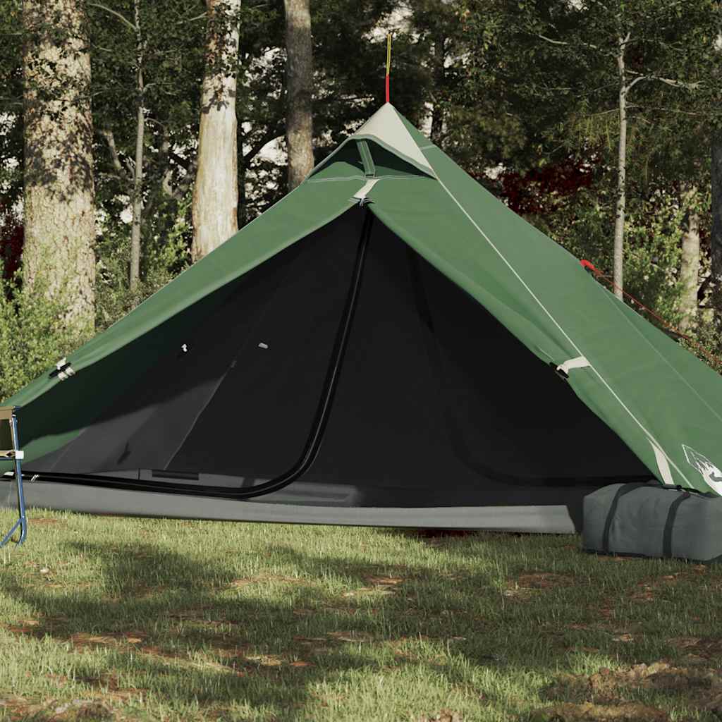 Vetonek Tienda de campaña tipi para 1 persona impermeable verde