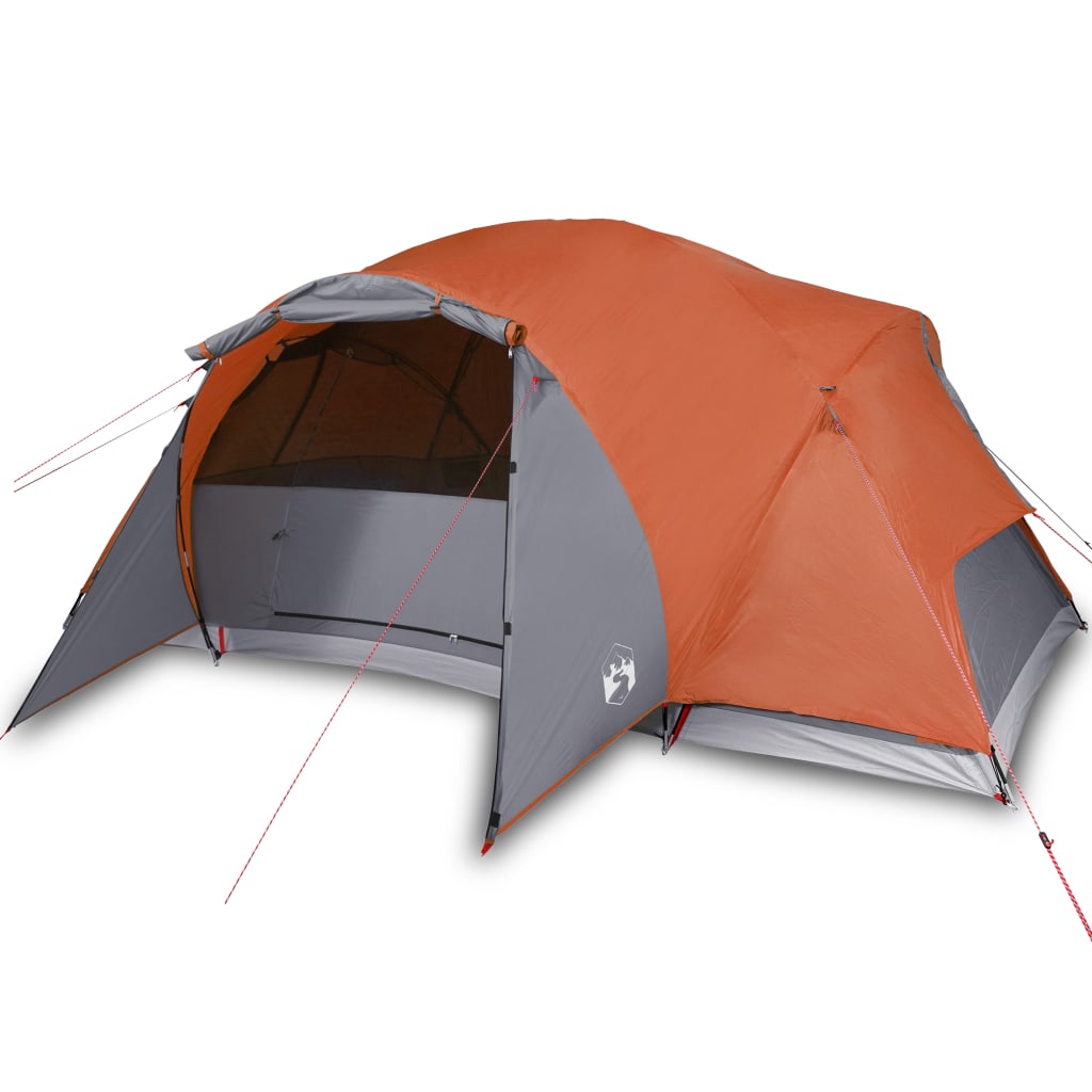 Tienda familiar Crossvent para 8 personas impermeable naranja