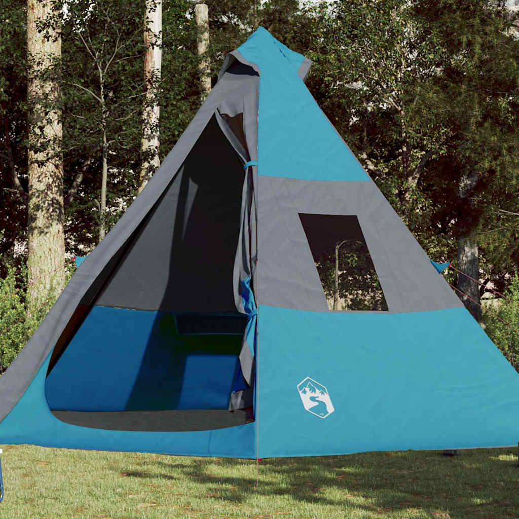 Vetonek Tienda de campaña tipi para 7 personas impermeable azul