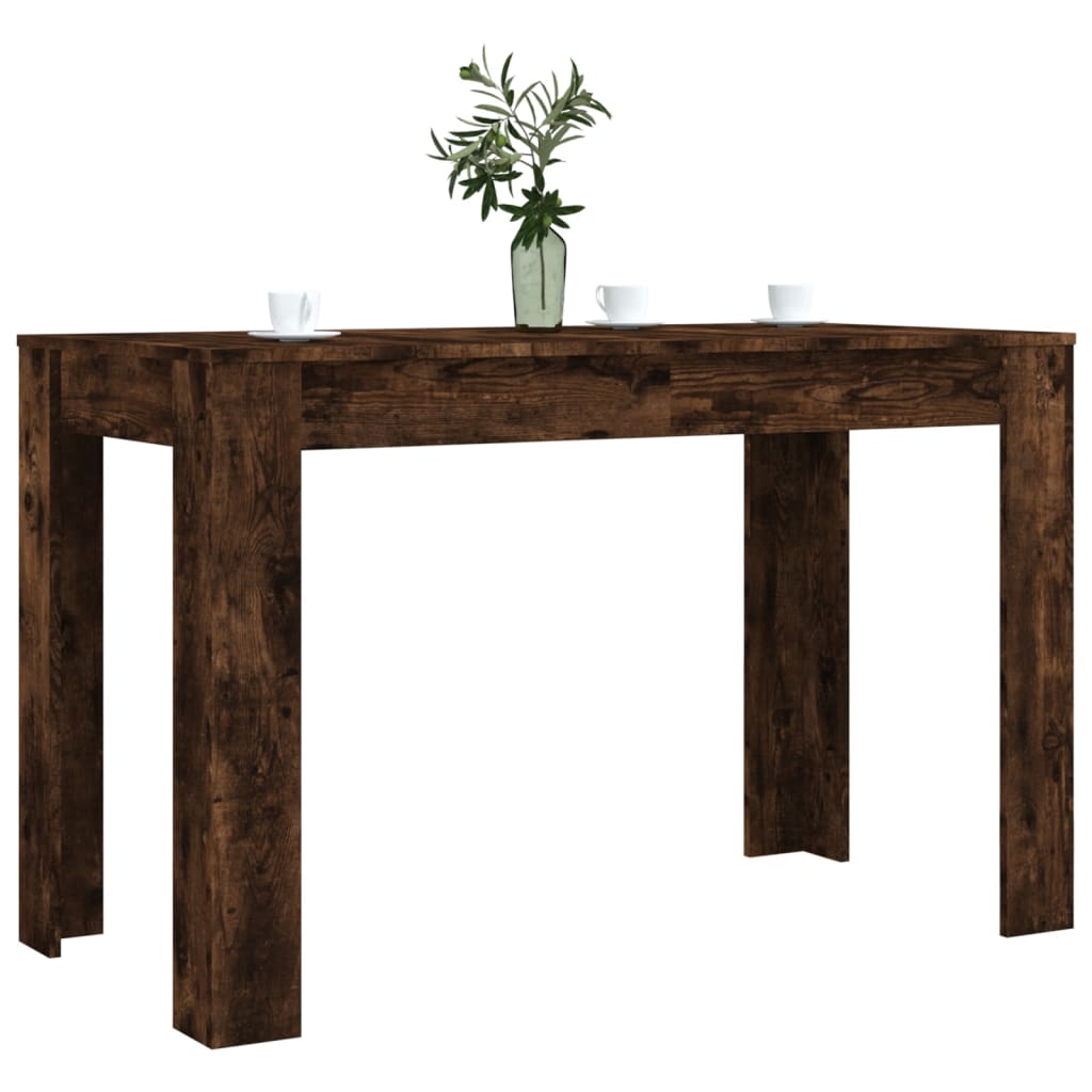 Dining table engineering wood Ahumado oak 120x60x76 cm