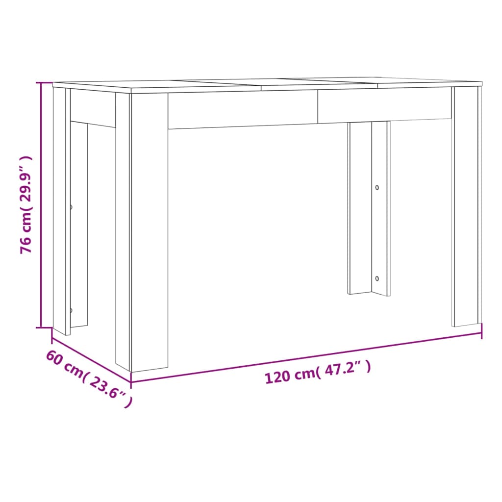 Engenharia marrom madeira marrom de madeira 120x60x76 cm