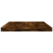 Prateleiras de parede 4 peças madeira engenharia carvalho fumê 40x20x1,5 cm V9107 Vetonek