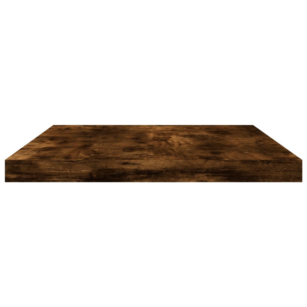 Prateleiras de parede 4 peças madeira engenharia carvalho fumê 40x20x1,5 cm V9107 Vetonek
