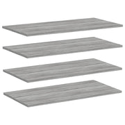 Etagères murales 4 pcs Bois d'ingénierie gris Sonoma 80x40x1,5 cm V9503 Vetonek