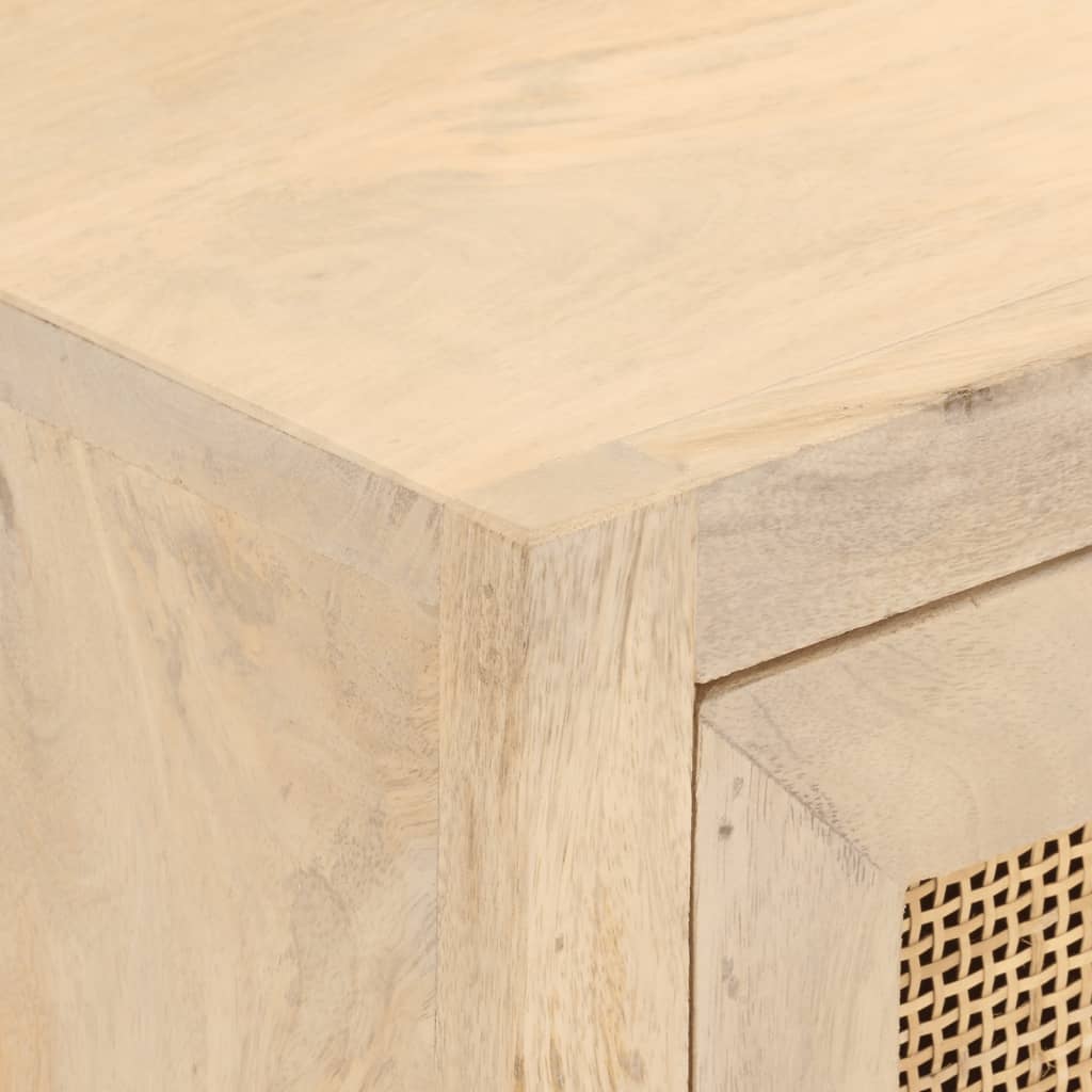 Cómoda madera maciza de mango y hierro 55x30x76 cm v5733 - Vetonek