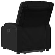 Sillón reclinable elevable eléctrico de cuero sintético con funciones de masaje y confort - Vetonek