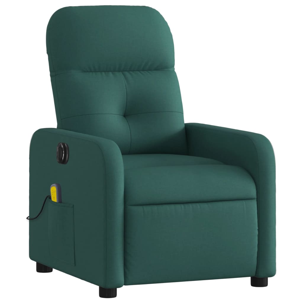 Reclinable electrical massage armchair