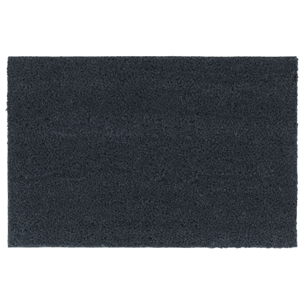 Vetonek Felpudo de fibra de coco gris oscuro 40x60 cm