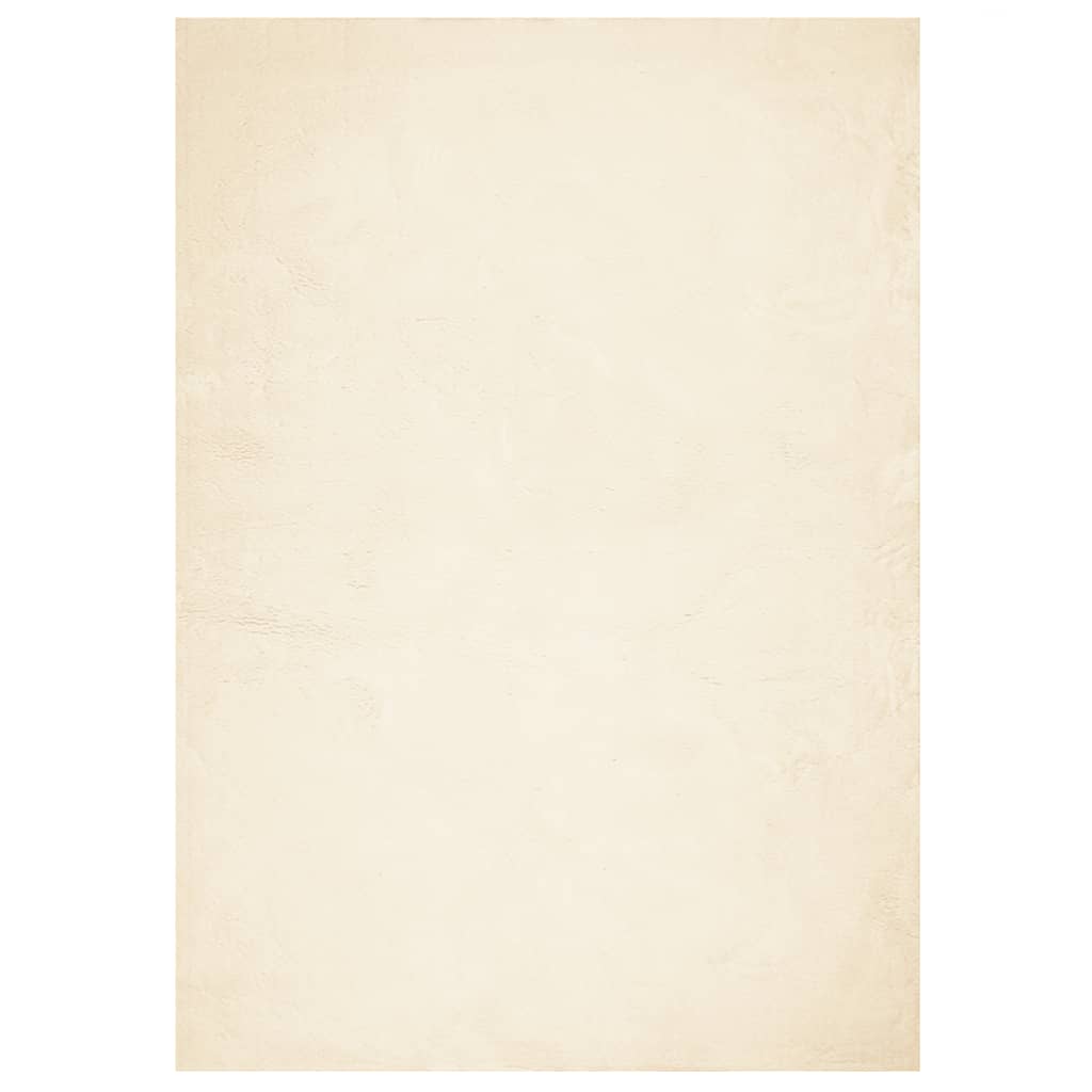 Creme lavável de carpete macio Huarte Cream 160x230 cm