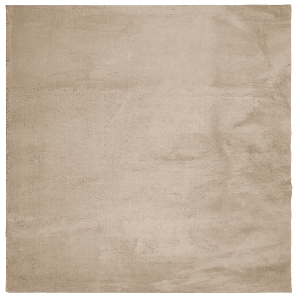 Huarte de carpete de cabelo macio Huarte Sand 160x160 cm