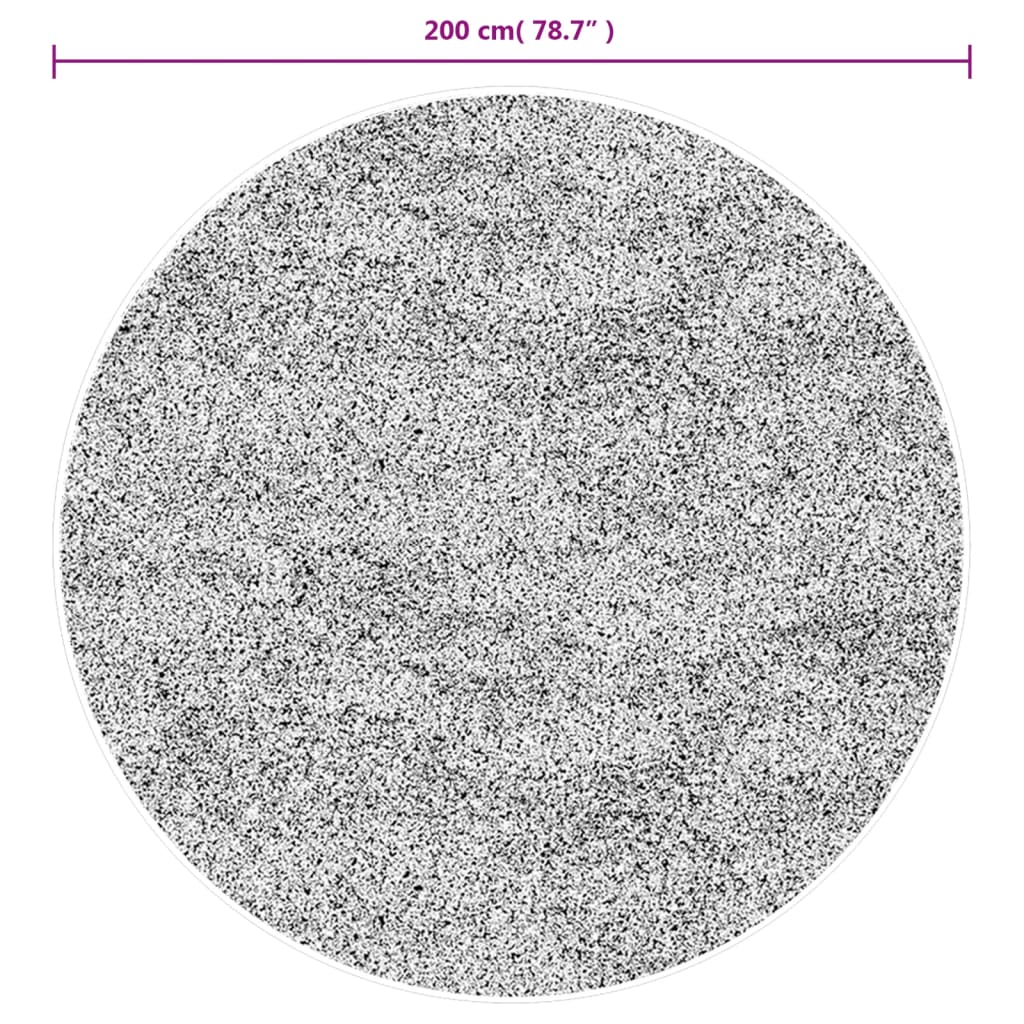 Catifa de cabells curts suaus Huarte Sand Ø 200 cm