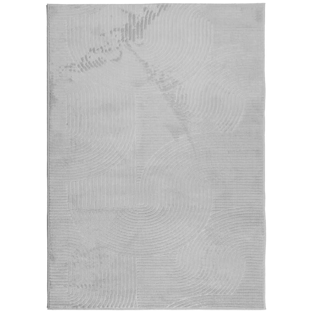 Carpet de cabelo curto Scandinavo cinza iza 240x340 cm