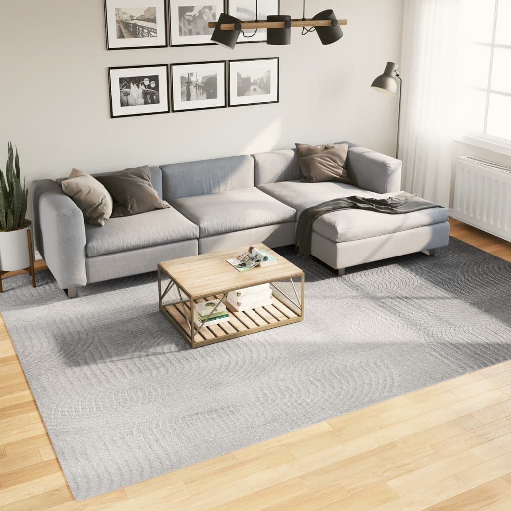 Carpet de cabelo curto Scandinavo cinza iza 240x340 cm