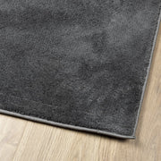 Alfombra de pelo corto oviedo gris antracita 80x250 cm v0668 Vetonek