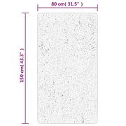 Tapis à poils ras OVIEDO crème 80x150 cm V1085 Vetonek