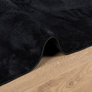 Tapis à poils ras OVIEDO noir 100x200 cm V1559 Vetonek