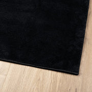 Tapis à poils ras OVIEDO noir 160x160 cm V1597 Vetonek
