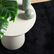 Tapis à poils ras OVIEDO noir 160x160 cm V1597 Vetonek