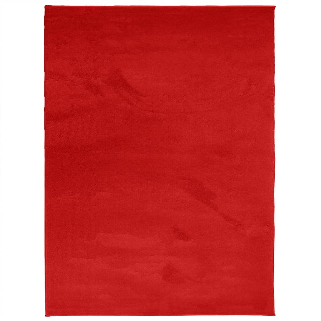 Carpete de cabelo de oviedo vermelho 240x340 cm