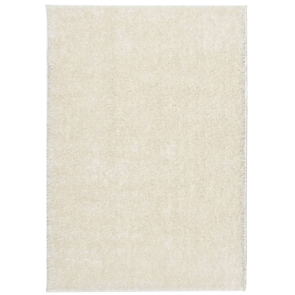 Creme de carpete de cabelo brilhante 120x170 cm