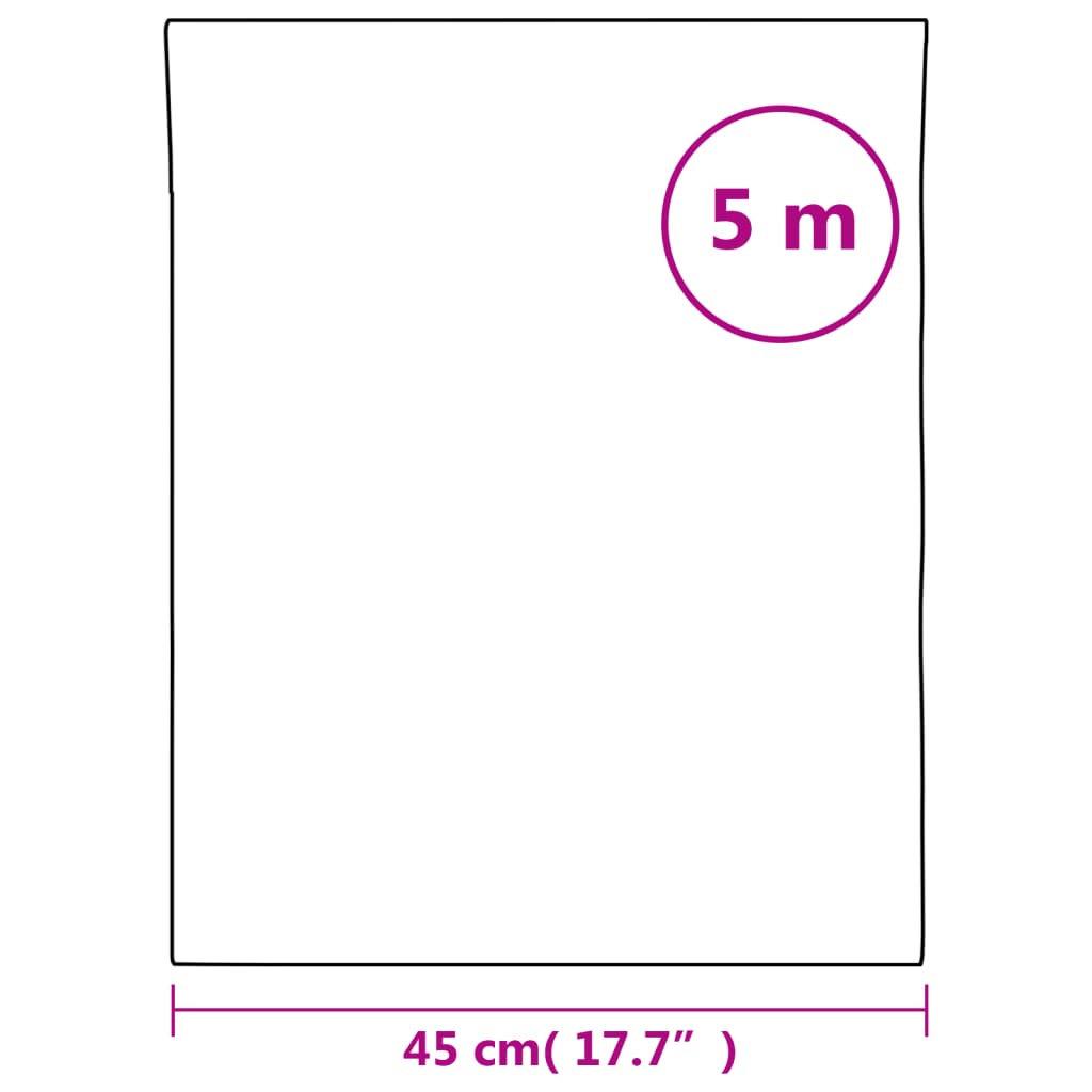 White 45x500 cm pvc spic window sheet