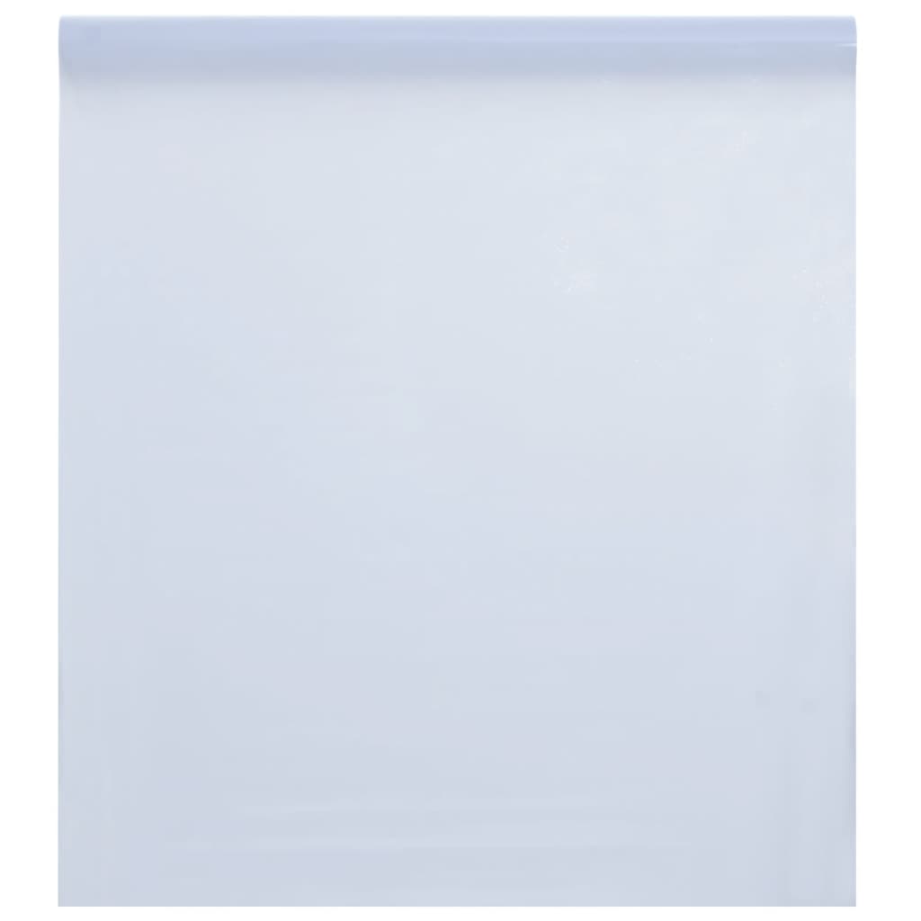 Láminas de ventana esmerilada 5 uds PVC blanco transparente V48