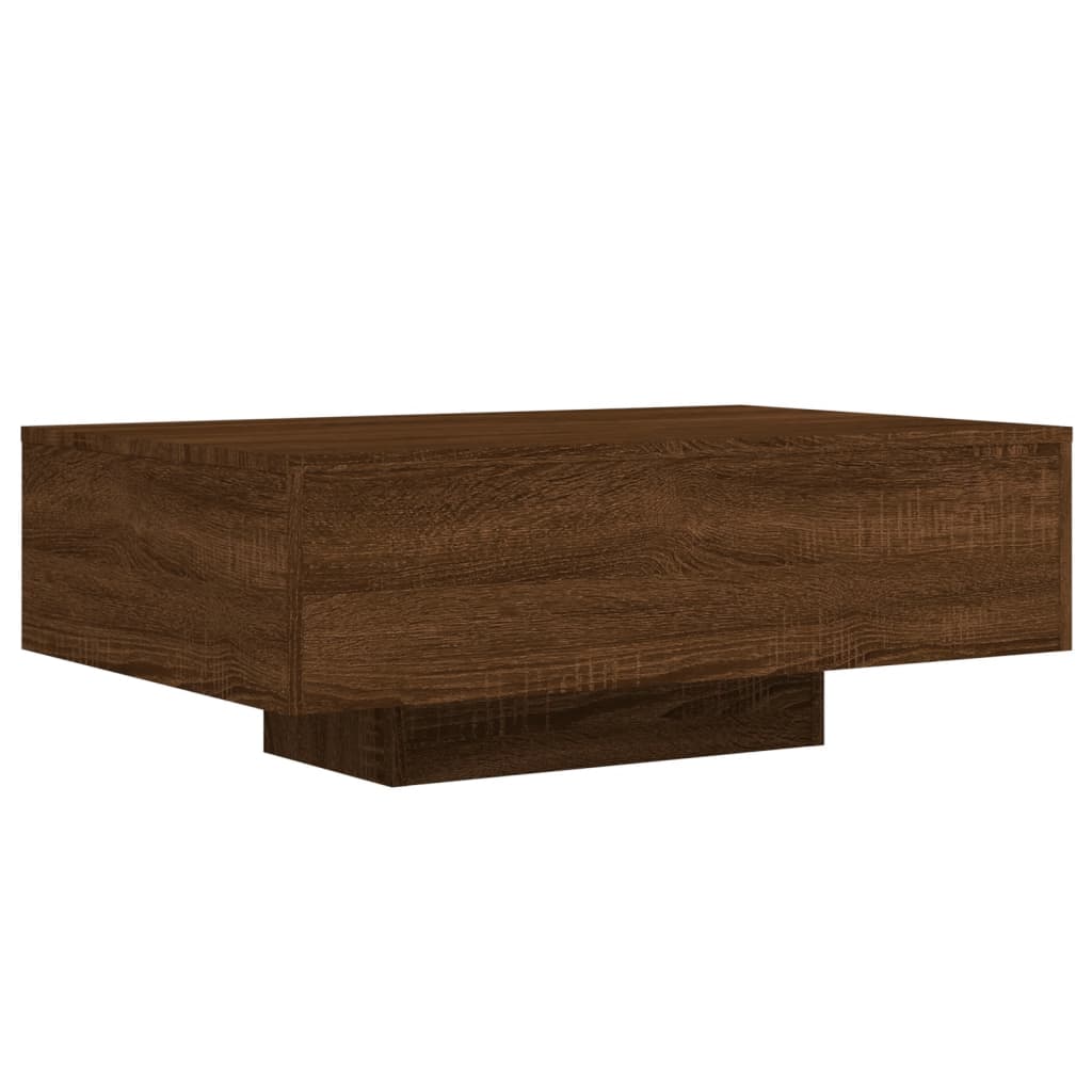 Tabela central com LED LED Roble Brown 85x55x31 cm