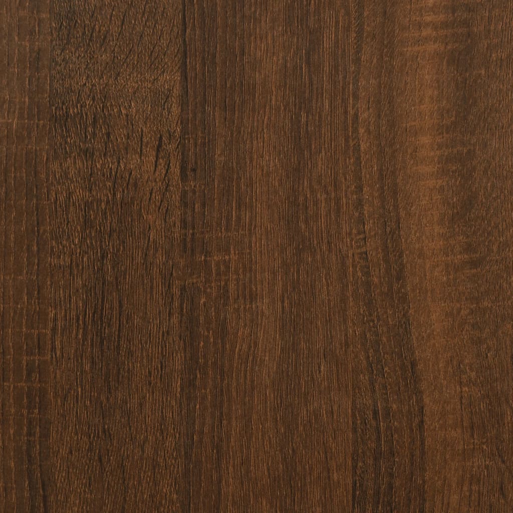 Móveis de TV de parede Oak de madeira marrom 40,5x30x102 cm