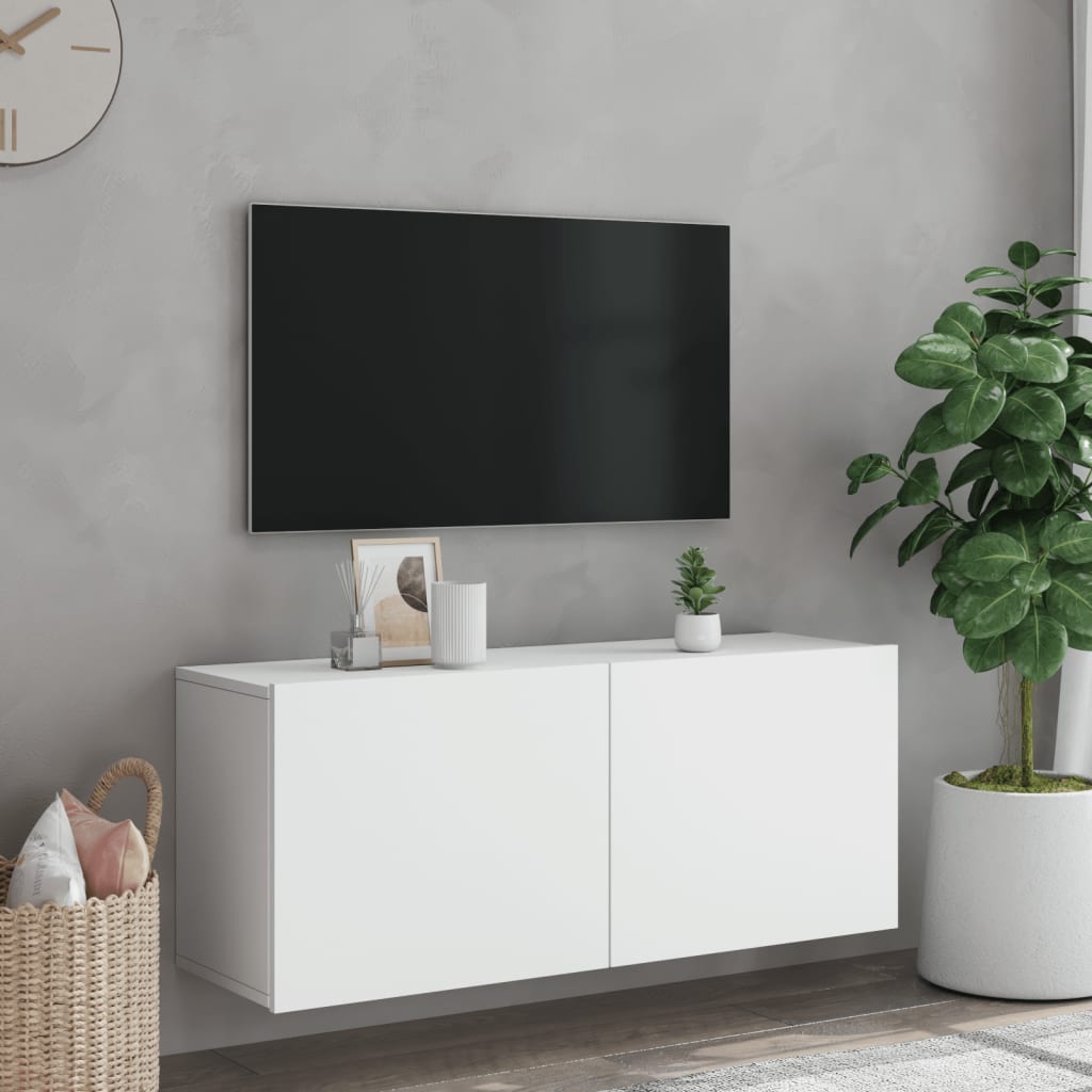 100x30x41 cm white wall TV cabinet