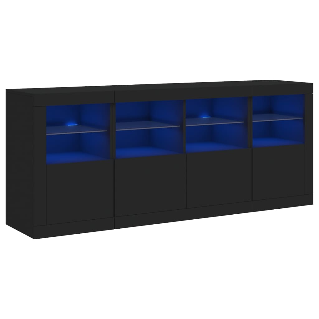 LEDs de LED preto 163x37x67 cm