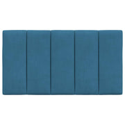Cabecero de cama acolchado terciopelo azul 90 cm V0077 Vetonek