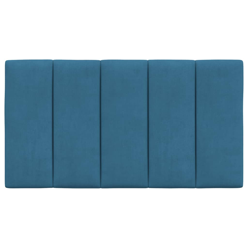 Cabecero de cama acolchado terciopelo azul 90 cm V0077 Vetonek