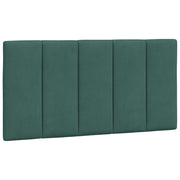 Cabecero de cama acolchado terciopelo verde oscuro 100 cm V0121 Vetonek