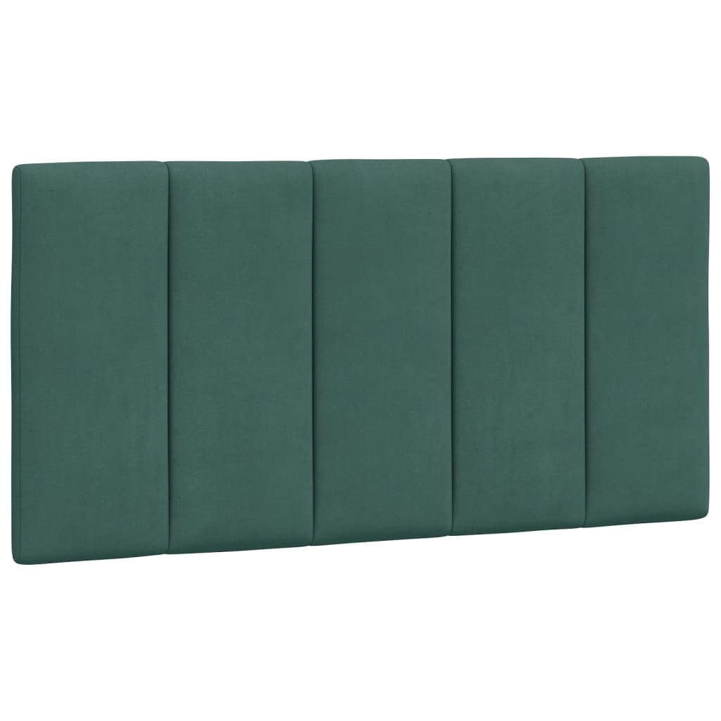 Cabecero de cama acolchado terciopelo verde oscuro 100 cm V0121 Vetonek