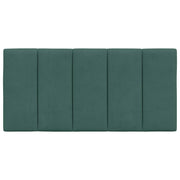 Cabecero de cama acolchado terciopelo verde oscuro 100 cm V0121 Vetonek