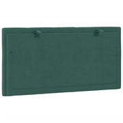 Cabecero de cama acolchado terciopelo verde oscuro 100 cm V0121 Vetonek