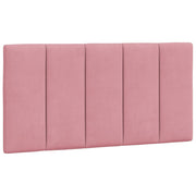 Cabecero de cama acolchado terciopelo rosa 100 cm V0145 Vetonek