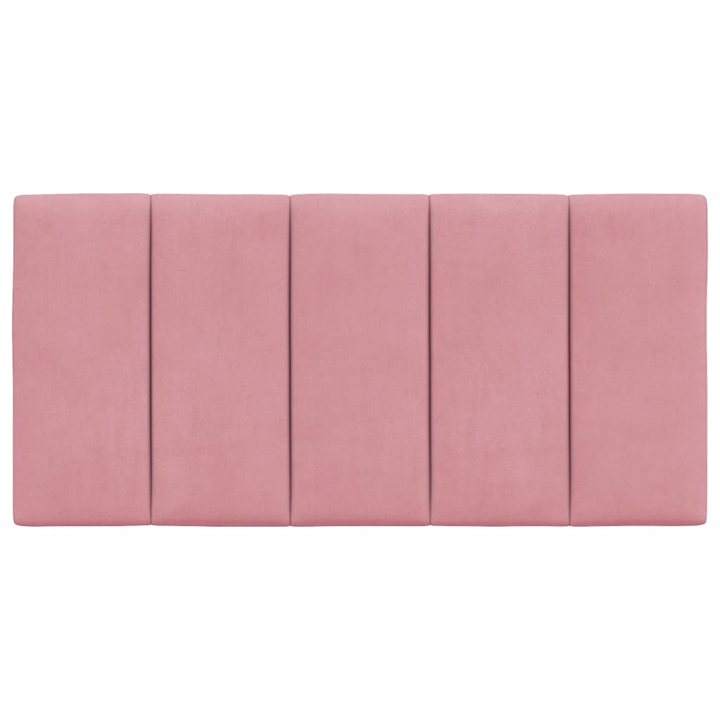 Cabecero de cama acolchado terciopelo rosa 100 cm V0145 Vetonek